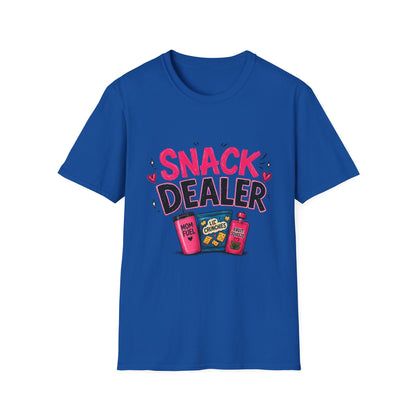 Snack Dealer T‑Shirt — Funny Candy & Chips Lover Tee