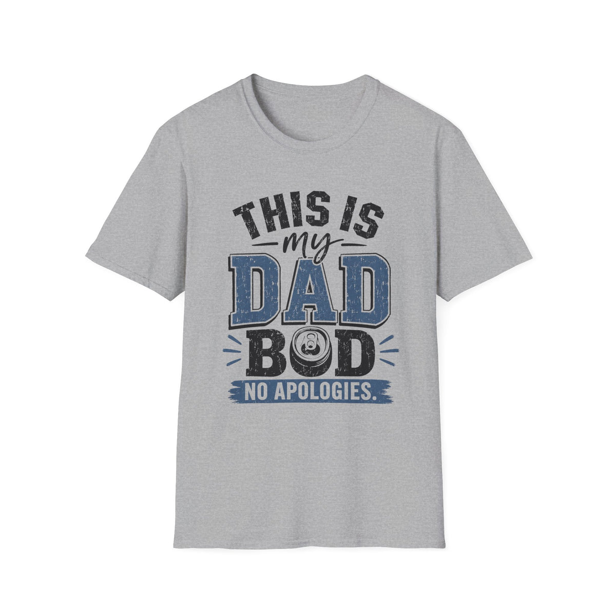 Dad Bod T-Shirt — "This Is My Dad Bod No Apologies" Vintage Father’s Day Tee