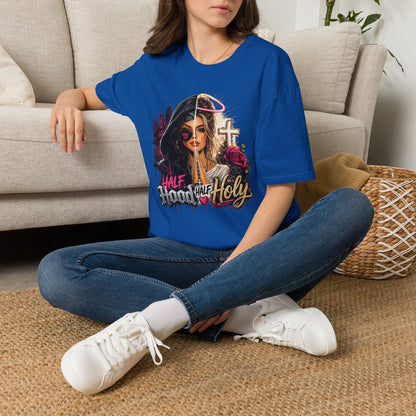 Half Bad Half Holy T-Shirt — Dual-Face Angel & Rebel Graphic Tee