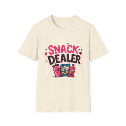 Snack Dealer T‑Shirt — Funny Candy & Chips Lover Tee