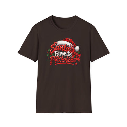 Santa’s Favorite Problem T-Shirt — Funny Holiday Christmas Tee