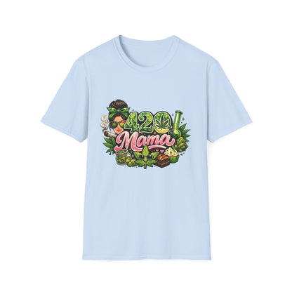 420 Mama T-Shirt — Funny Cannabis Mom Graphic Tee