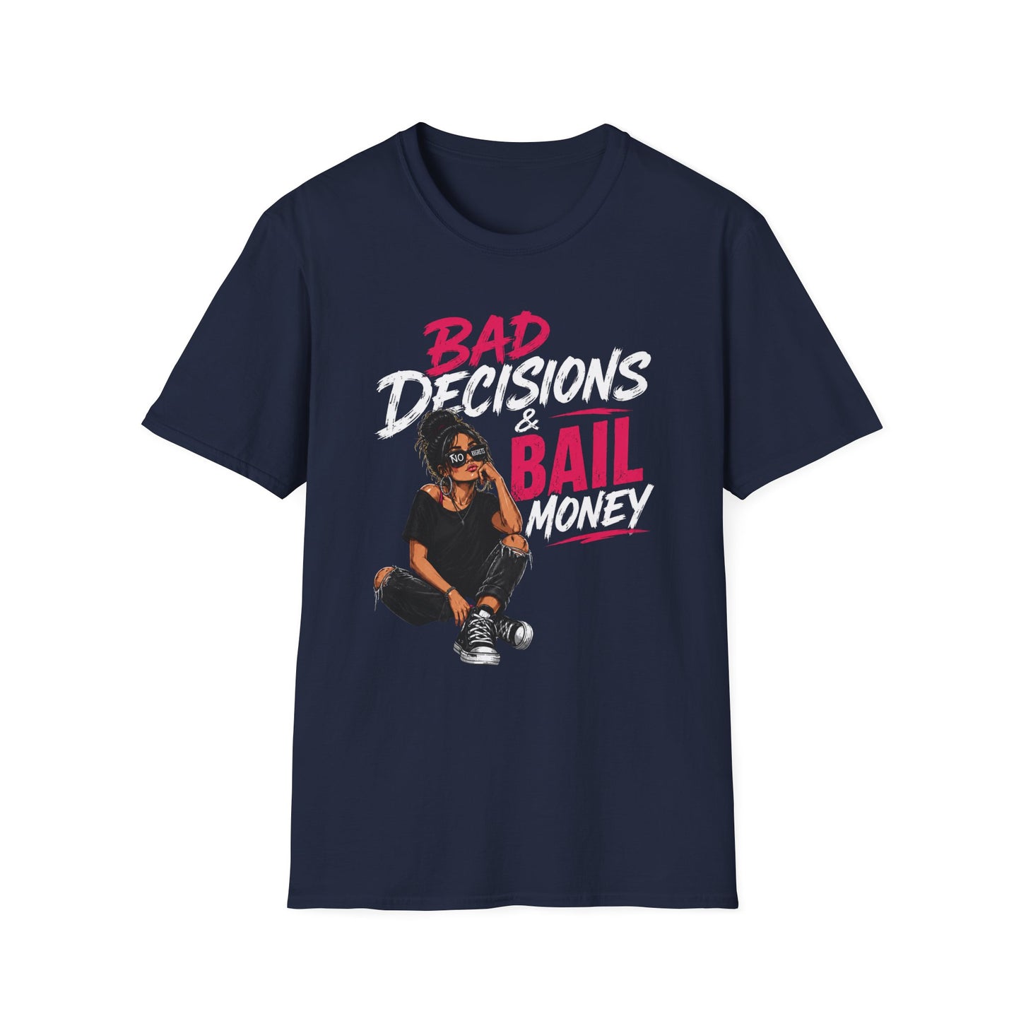 Bad Decisions & Bail Money T-Shirt — Funny Bachelorette Party Tee