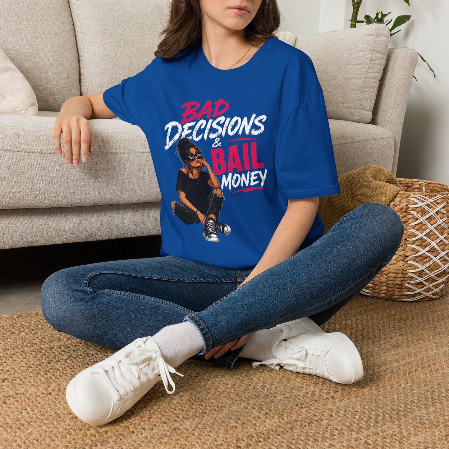 Bad Decisions & Bail Money T-Shirt — Funny Bachelorette Party Tee