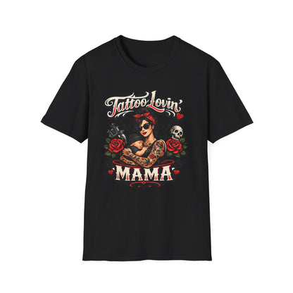 Tattoo Lovin' Mama T-Shirt — Retro Rockabilly Tattoo Mom Tee