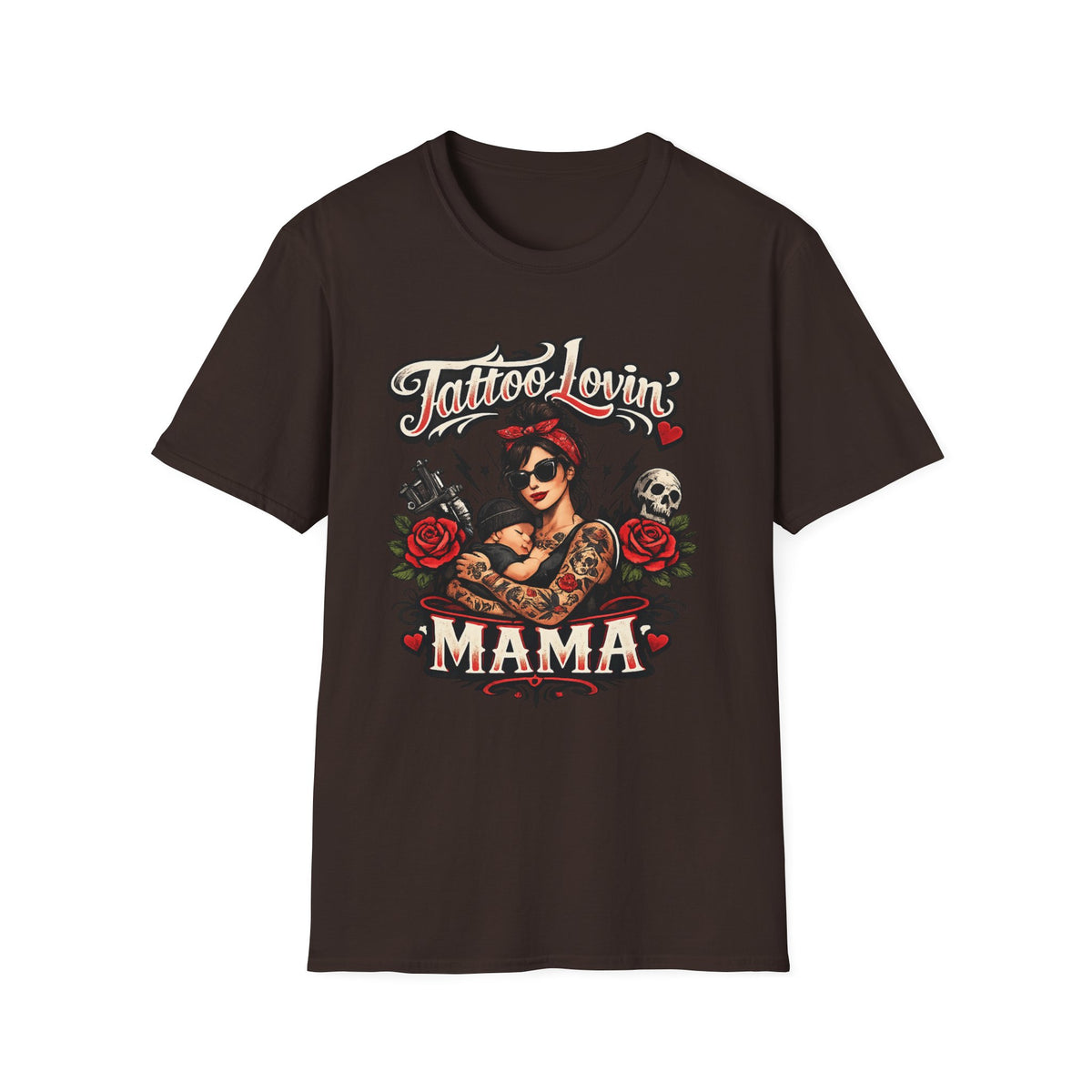 Tattoo Lovin' Mama T-Shirt — Retro Rockabilly Tattoo Mom Tee