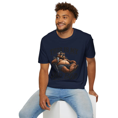 Dad Bod T-Shirt — "This Is My Dad Bod" Funny Bear Graphic Tee