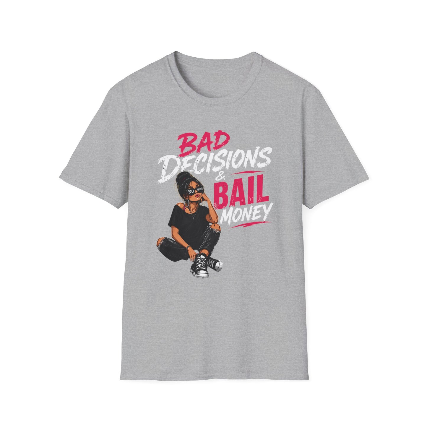 Bad Decisions & Bail Money T-Shirt — Funny Bachelorette Party Tee