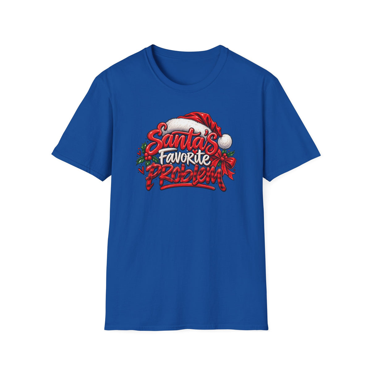 Santa’s Favorite Problem T-Shirt — Funny Holiday Christmas Tee