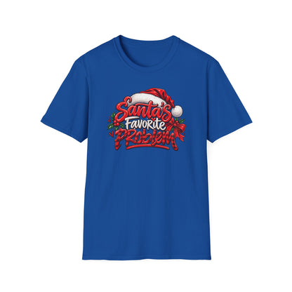 Santa’s Favorite Problem T-Shirt — Funny Holiday Christmas Tee