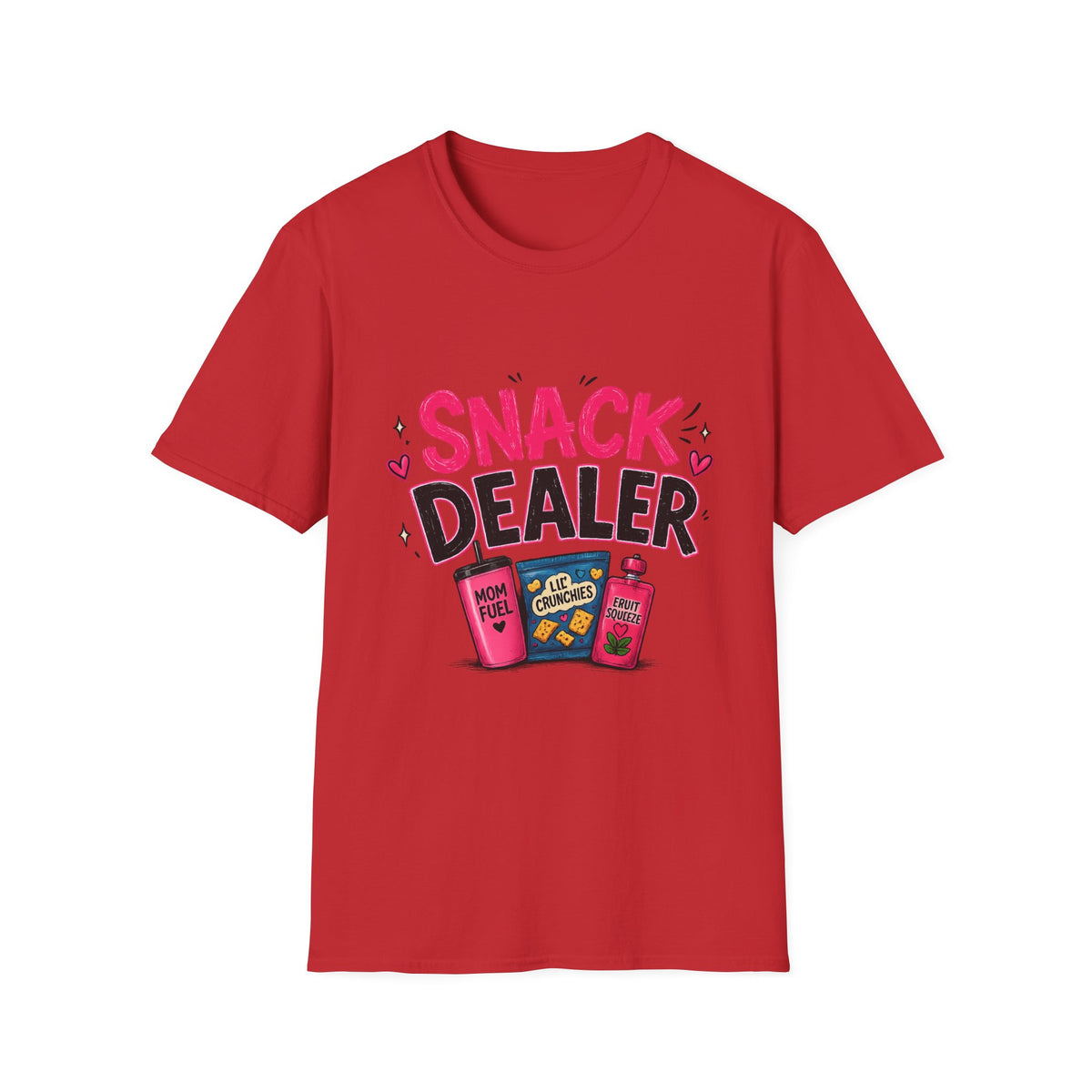 Snack Dealer T‑Shirt — Funny Candy & Chips Lover Tee