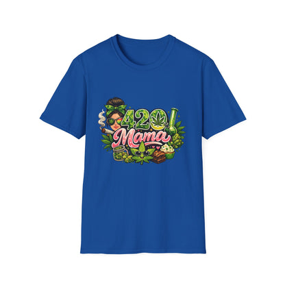 420 Mama T-Shirt — Funny Cannabis Mom Graphic Tee