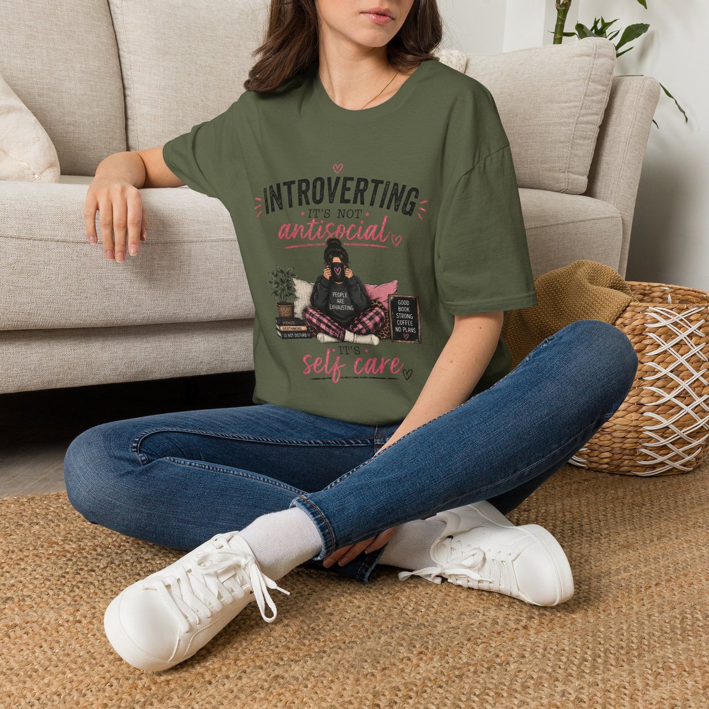Introverting: It's Not Antisocial—Self Care T-Shirt