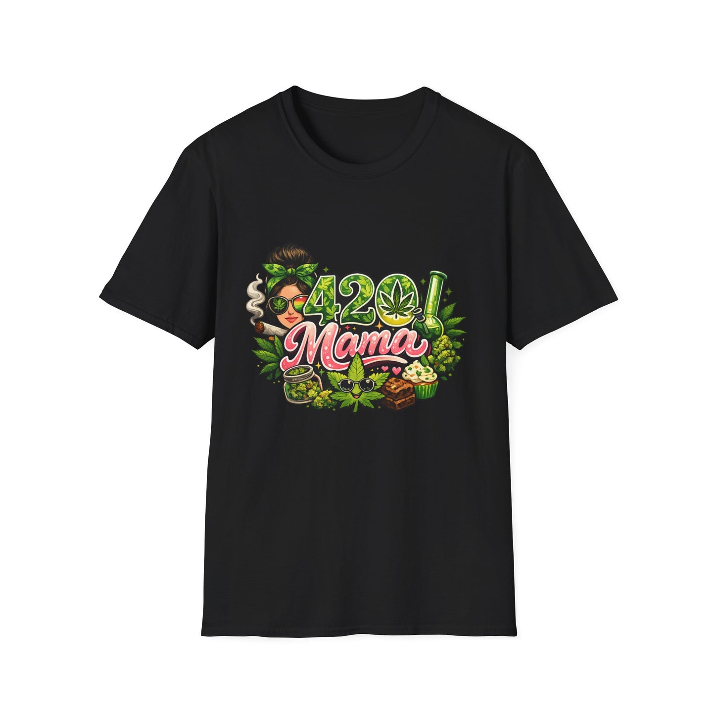 420 Mama T-Shirt — Funny Cannabis Mom Graphic Tee