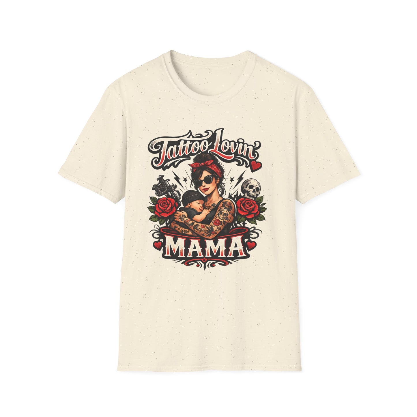 Tattoo Lovin' Mama T-Shirt — Retro Rockabilly Tattoo Mom Tee