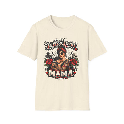 Tattoo Lovin' Mama T-Shirt — Retro Rockabilly Tattoo Mom Tee