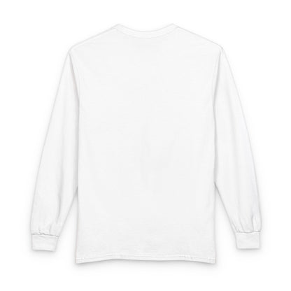 Merry Cheeky Christmas Long Sleeve Tee — Santa Duck Holiday Shirt