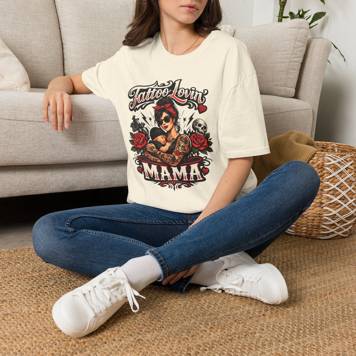 Tattoo Lovin' Mama T-Shirt — Retro Rockabilly Tattoo Mom Tee