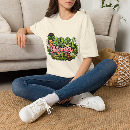420 Mama T-Shirt — Funny Cannabis Mom Graphic Tee