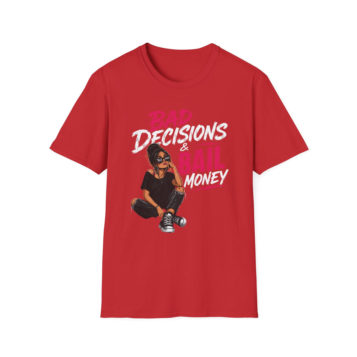 Bad Decisions & Bail Money T-Shirt — Funny Bachelorette Party Tee