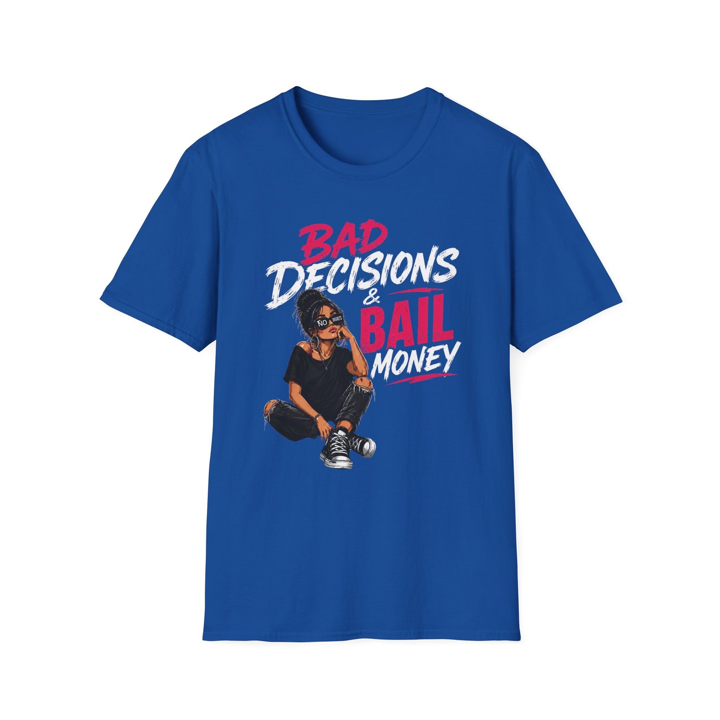 Bad Decisions & Bail Money T-Shirt — Funny Bachelorette Party Tee