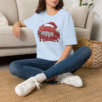 Santa’s Favorite Problem T-Shirt — Funny Holiday Christmas Tee