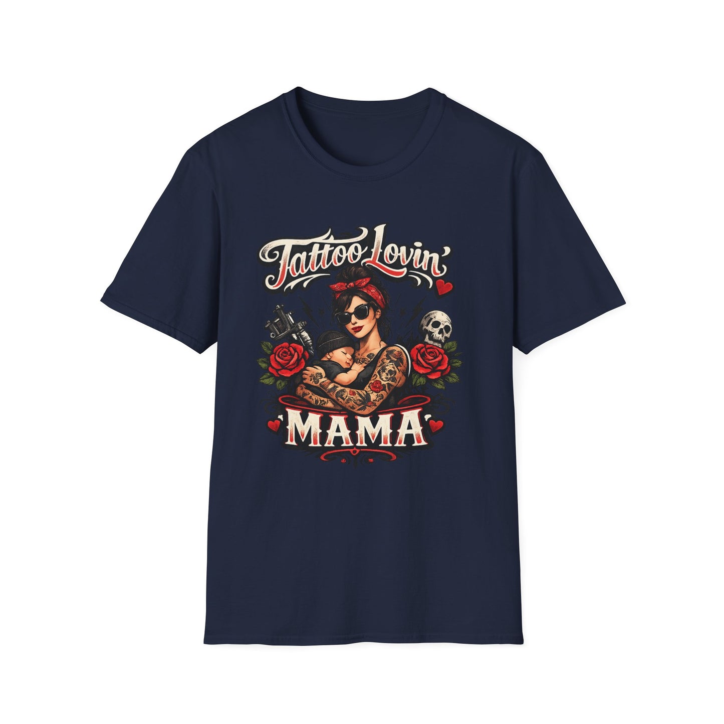 Tattoo Lovin' Mama T-Shirt — Retro Rockabilly Tattoo Mom Tee