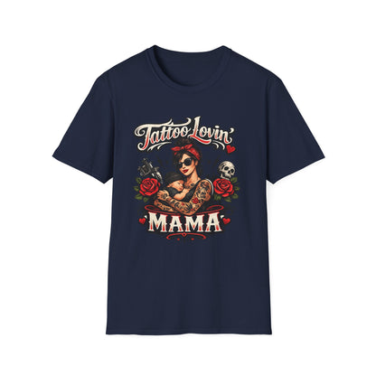 Tattoo Lovin' Mama T-Shirt — Retro Rockabilly Tattoo Mom Tee