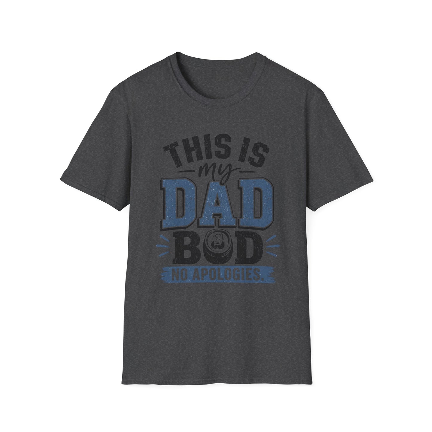 Dad Bod T-Shirt — "This Is My Dad Bod No Apologies" Vintage Father’s Day Tee