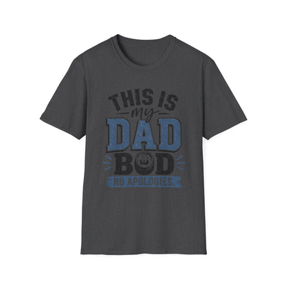 Dad Bod T-Shirt — "This Is My Dad Bod No Apologies" Vintage Father’s Day Tee