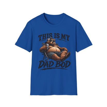 Dad Bod T-Shirt — "This Is My Dad Bod" Funny Bear Graphic Tee