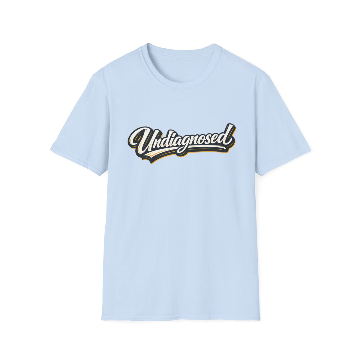 Undiagnosed Script T-Shirt — Awareness Graphic Tee