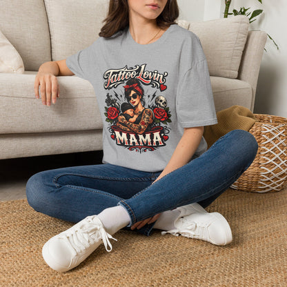 Tattoo Lovin' Mama T-Shirt — Retro Rockabilly Tattoo Mom Tee