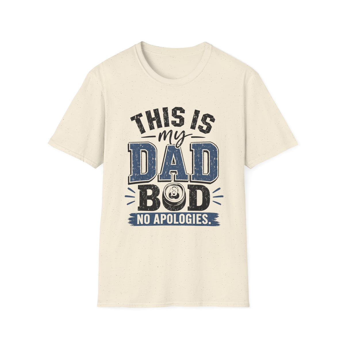 Dad Bod T-Shirt — "This Is My Dad Bod No Apologies" Vintage Father’s Day Tee