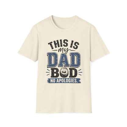 Dad Bod T-Shirt — "This Is My Dad Bod No Apologies" Vintage Father’s Day Tee