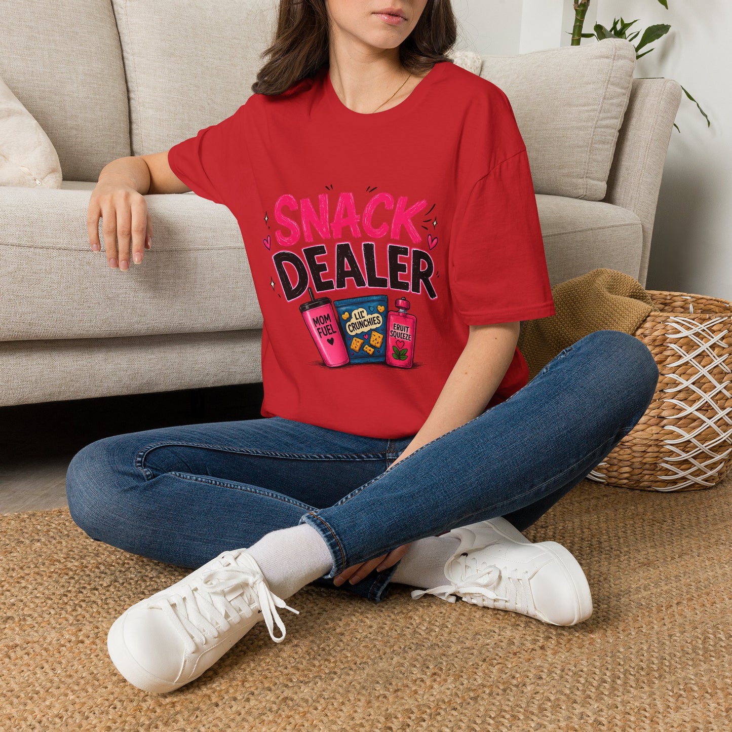 Snack Dealer T‑Shirt — Funny Candy & Chips Lover Tee