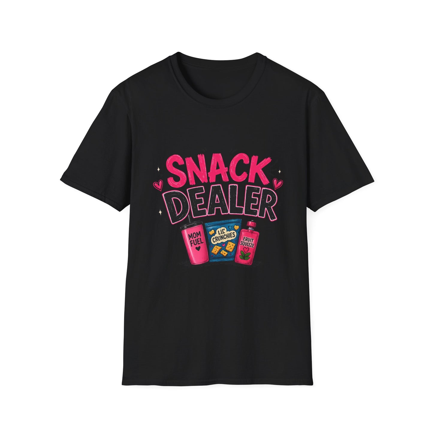 Snack Dealer T‑Shirt — Funny Candy & Chips Lover Tee
