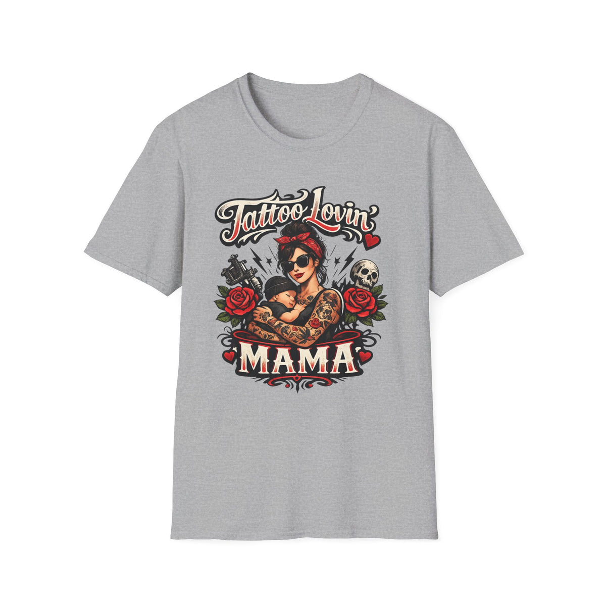 Tattoo Lovin' Mama T-Shirt — Retro Rockabilly Tattoo Mom Tee