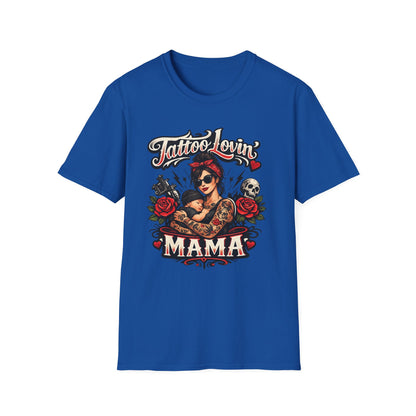 Tattoo Lovin' Mama T-Shirt — Retro Rockabilly Tattoo Mom Tee