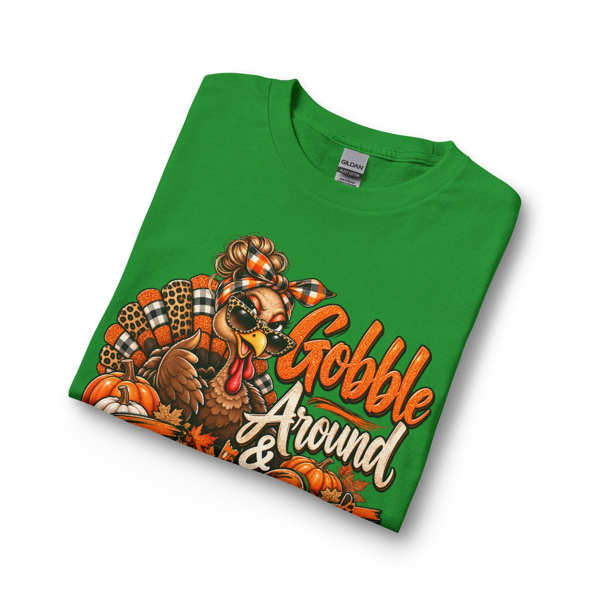 Thanksgiving Long Sleeve Tee — "Gobble Around & Find Out" Turkey Graphic