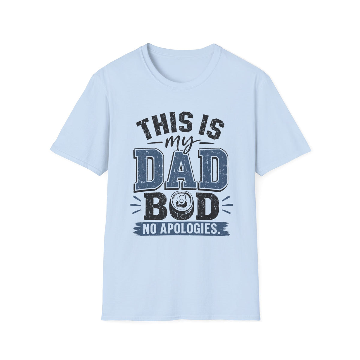 Dad Bod T-Shirt — "This Is My Dad Bod No Apologies" Vintage Father’s Day Tee