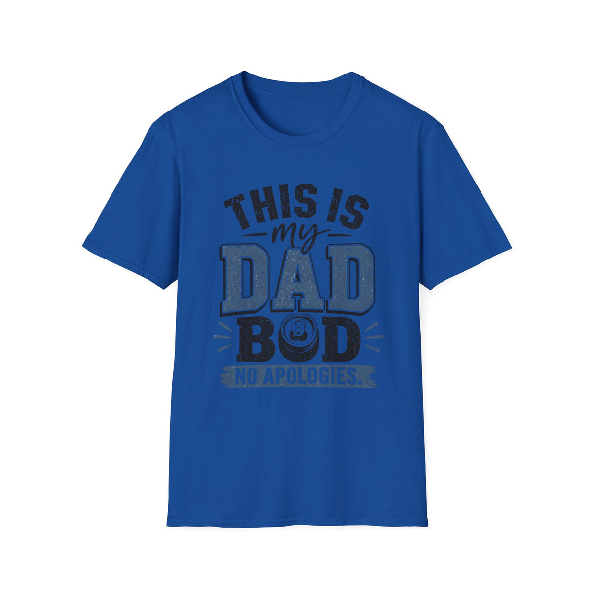 Dad Bod T-Shirt — "This Is My Dad Bod No Apologies" Vintage Father’s Day Tee