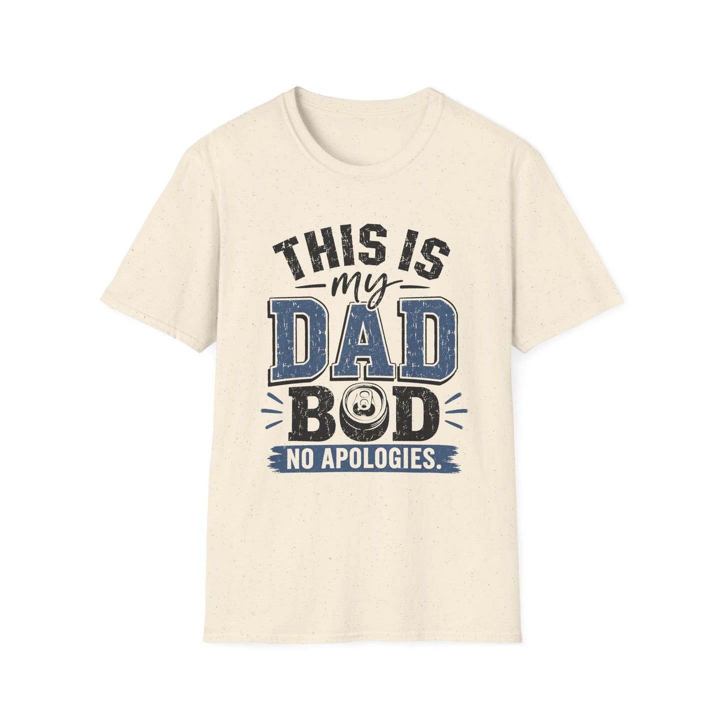 Dad Bod T-Shirt — "This Is My Dad Bod No Apologies" Vintage Father’s Day Tee