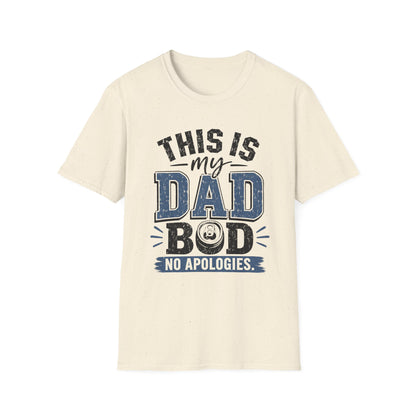 Dad Bod T-Shirt — "This Is My Dad Bod No Apologies" Vintage Father’s Day Tee