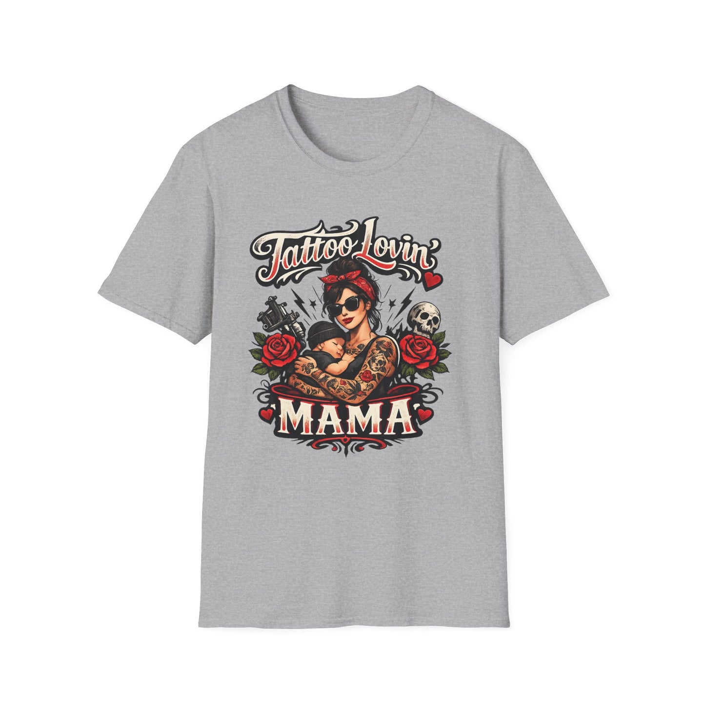 Tattoo Lovin' Mama T-Shirt — Retro Rockabilly Tattoo Mom Tee