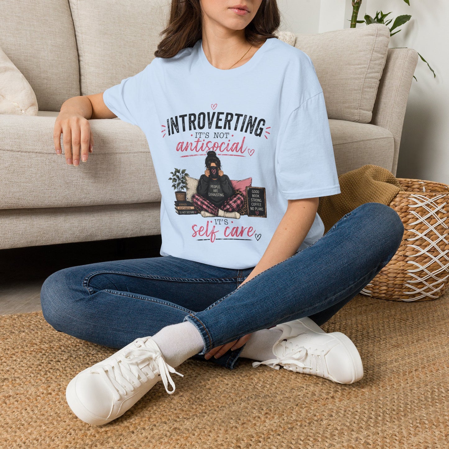 Introverting: It's Not Antisocial—Self Care T-Shirt