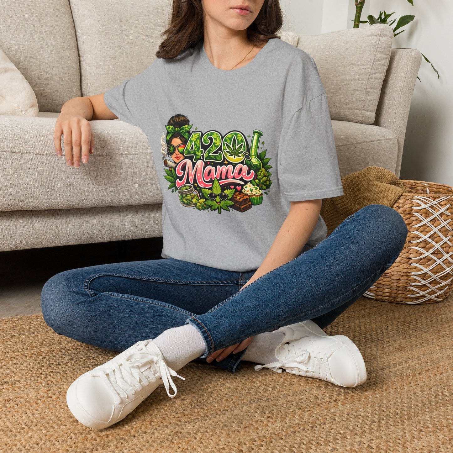 420 Mama T-Shirt — Funny Cannabis Mom Graphic Tee