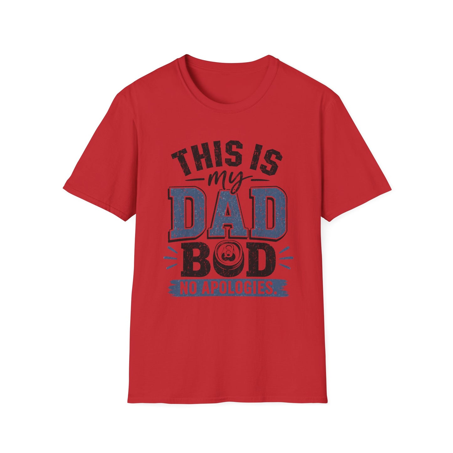 Dad Bod T-Shirt — "This Is My Dad Bod No Apologies" Vintage Father’s Day Tee