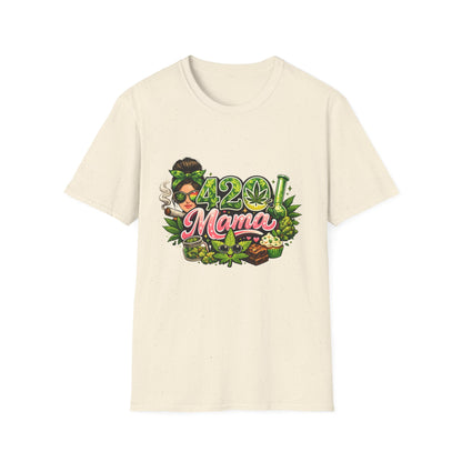 420 Mama T-Shirt — Funny Cannabis Mom Graphic Tee