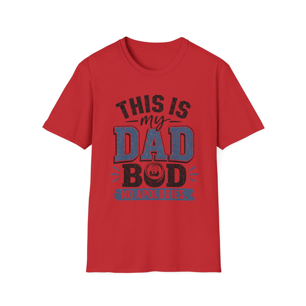 Dad Bod T-Shirt — "This Is My Dad Bod No Apologies" Vintage Father’s Day Tee
